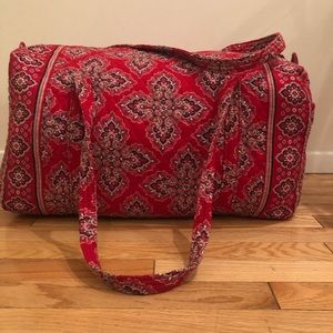 Vera Bradley Red Large Duffel